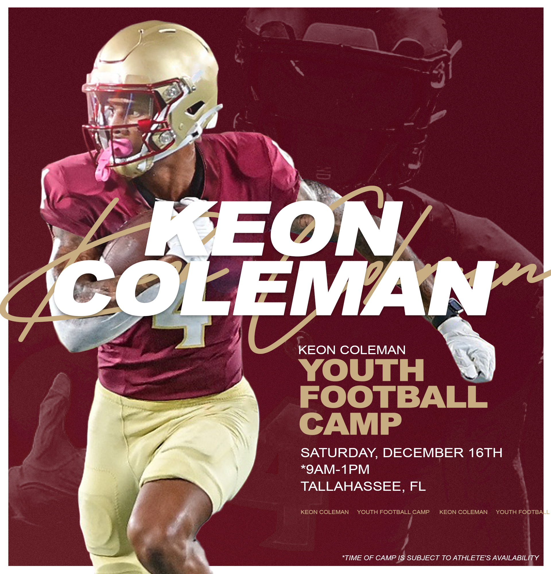 Keon Coleman Updated Flyer